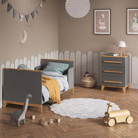 Vitalispa Cassettiera per camera da letto Grigio 53.4 x 88 cm