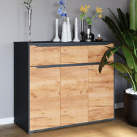Vicco Credenza Quercia dorata 48 x 101.6 cm con cassetti