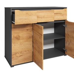 Vicco Credenza Quercia dorata 48 x 101.6 cm con cassetti