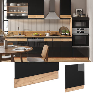 Vicco Pannello frontale Rovere nero lucido 60 cm , PL Rovere