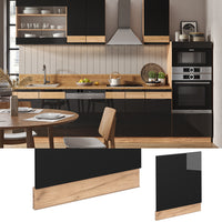 Vicco Pannello frontale Rovere nero lucido 60 cm , PL Marmo