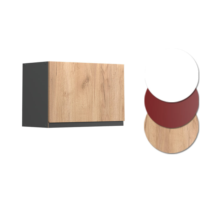 Vicco Pensile da cucina Quercia dorata 60 cm Forma a J, piatta