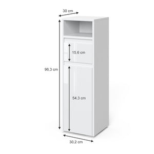 Vicco Mobiletto bagno Bianco 30.2 x 96.3 cm