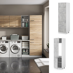 Vicco Dispensa universale Calcestruzzo 60 cm con porte