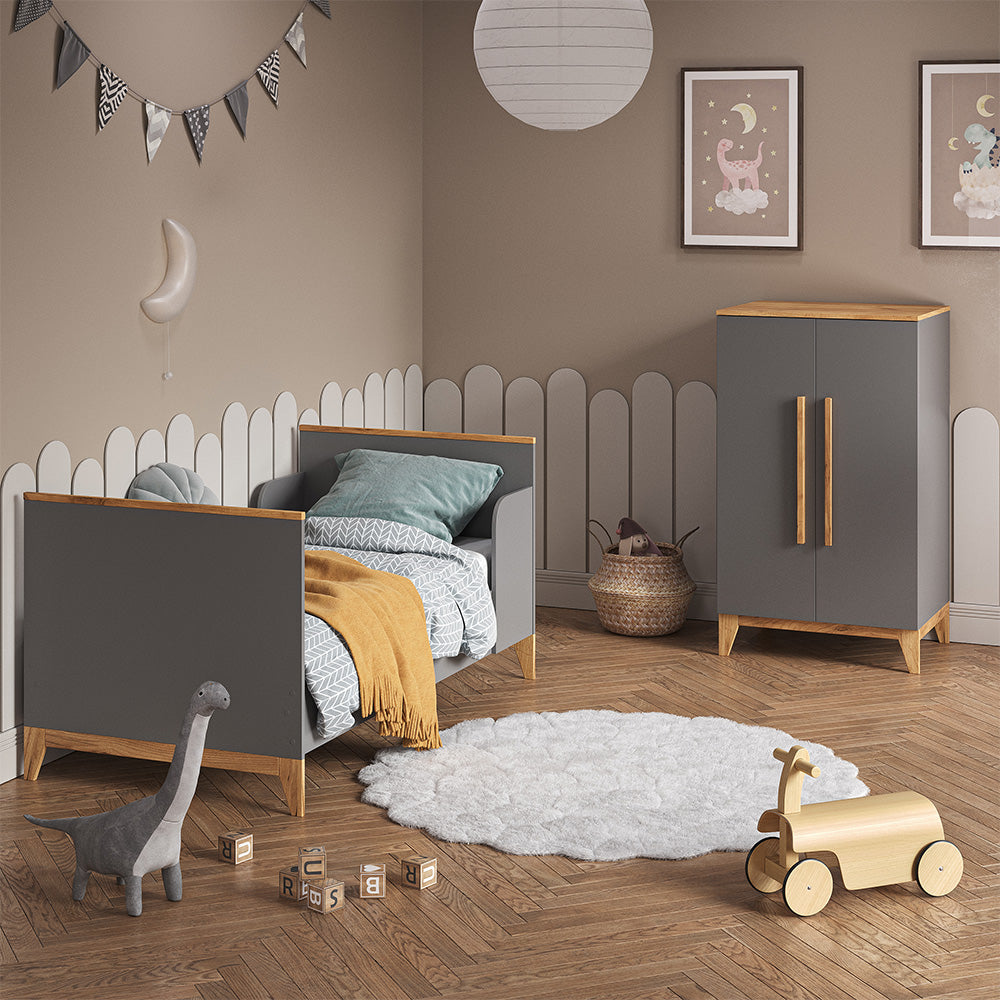 Vitalispa Guardaroba per bambini Grigio 53.4 x 120 cm