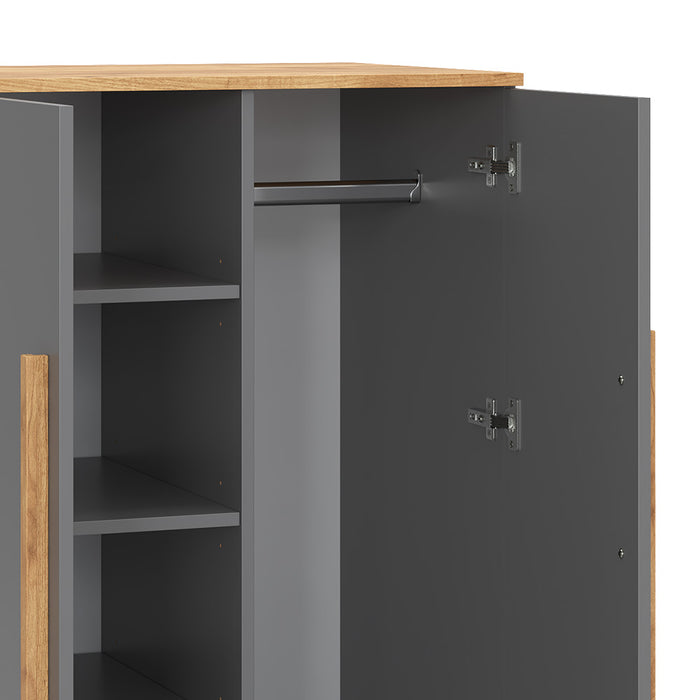 Vitalispa Guardaroba per bambini Grigio 53.4 x 120 cm