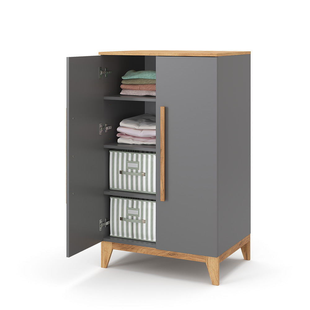 Vitalispa Guardaroba per bambini Grigio 53.4 x 120 cm