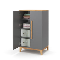 Vitalispa Guardaroba per bambini Grigio 53.4 x 120 cm