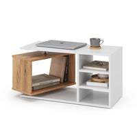 Vicco Tavolino da salotto Bianco 88 x 35 cm