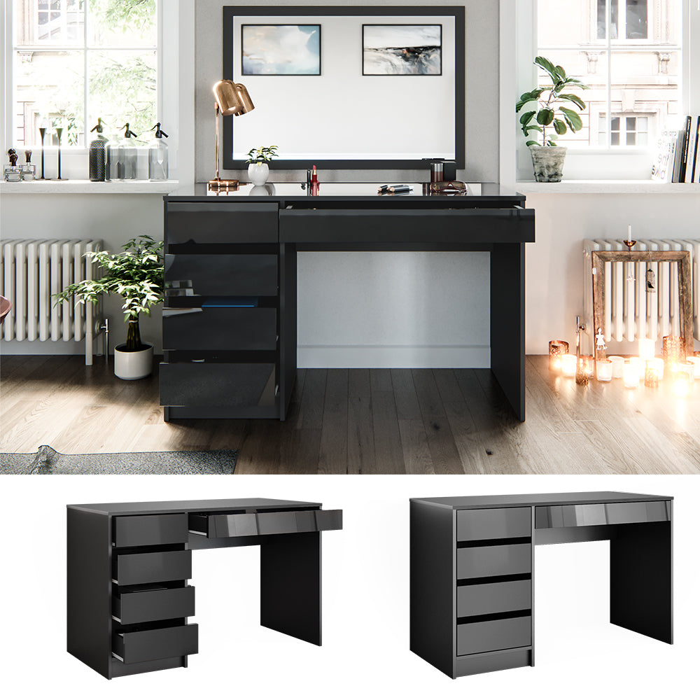 Vicco Tavolino da toilette Antracite 120 cm