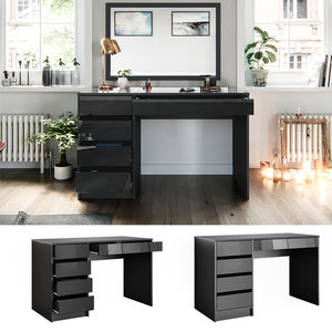 Vicco Tavolino da toilette Antracite 120 cm