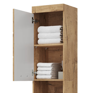 Vicco Mobile bagno alto Quercia Wotan 37 x 190 cm
