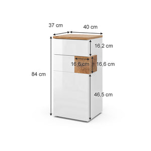 Vicco Mobiletto bagno Bianco 40 x 84 cm