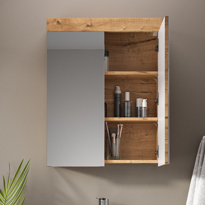 Vicco Specchio contenitore bagno Quercia Wotan 60 x 77 cm