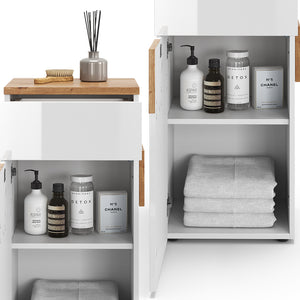 Vicco Mobiletto bagno Bianco 40 x 84 cm