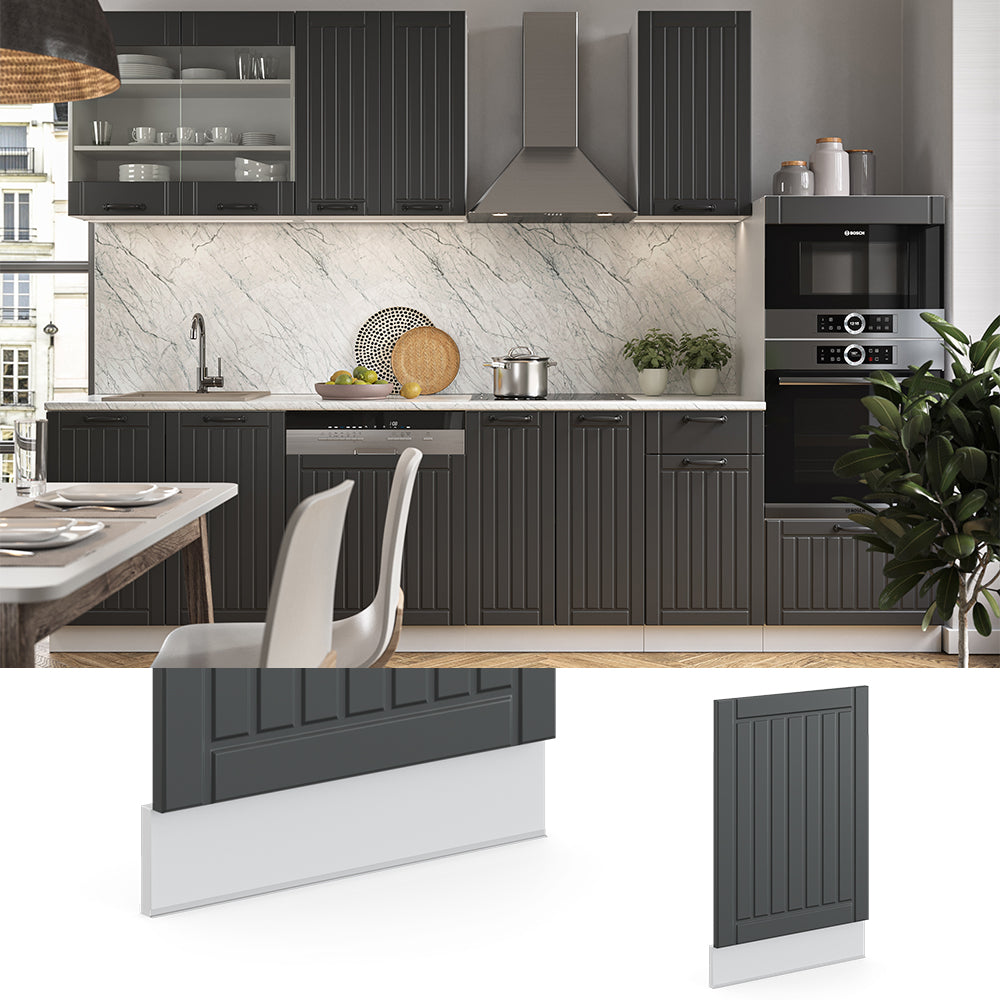 Vicco Pannello frontale Antracite casa di campagna 45 cm , PL Rovere