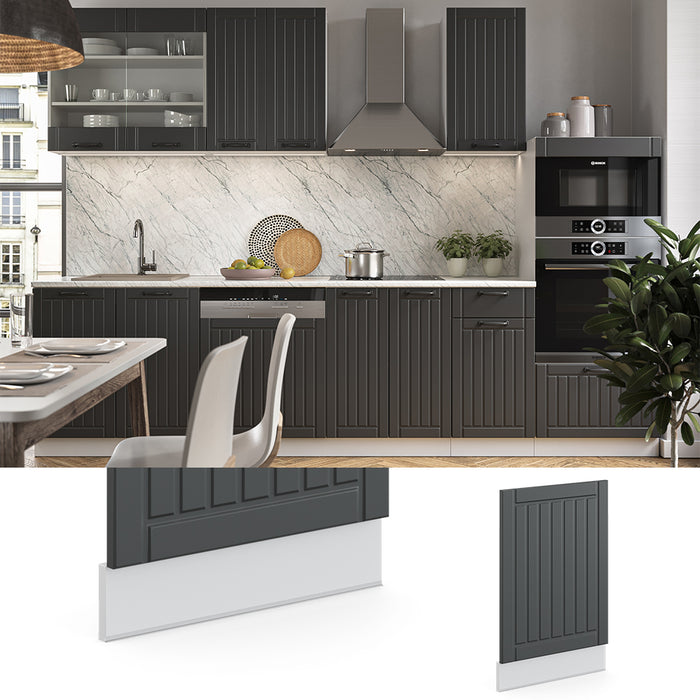 Vicco Pannello frontale Antracite casa di campagna 45 cm senza piano di lavoro