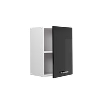 Vicco Pensile da cucina Nero lucido 45 cm