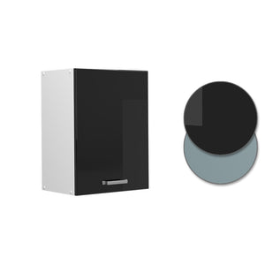 Vicco Pensile da cucina Nero lucido 45 cm