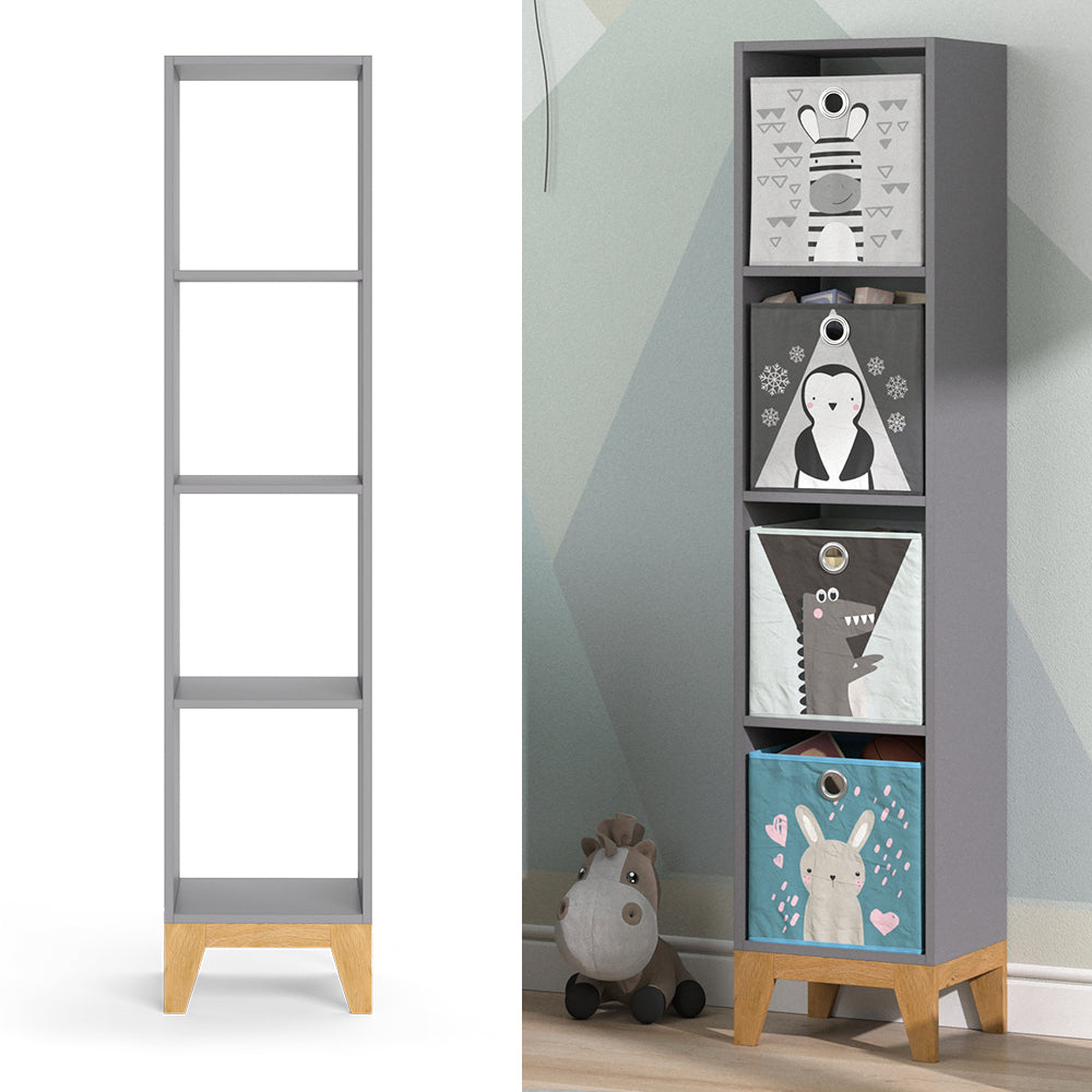 Vicco Libreria bambini Grigio 35.2 x 159.5 cm