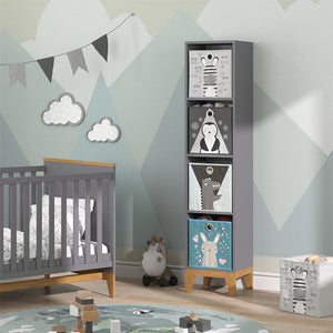Vicco Libreria bambini Grigio 35.2 x 159.5 cm
