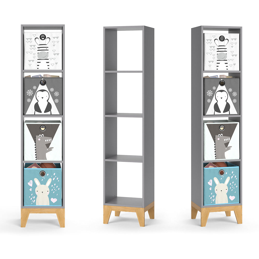 Vicco Libreria bambini Grigio 35.2 x 159.5 cm