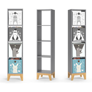 Vicco Libreria bambini Grigio 35.2 x 159.5 cm