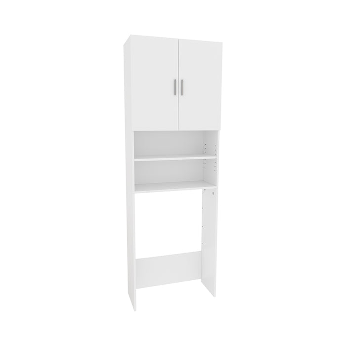 Vicco Mobile lavatrice Bianco 64 x 190 cm con 2 ante corte