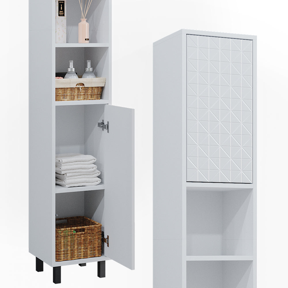 Vicco Mobile bagno alto Bianco 30 x 190.3 cm