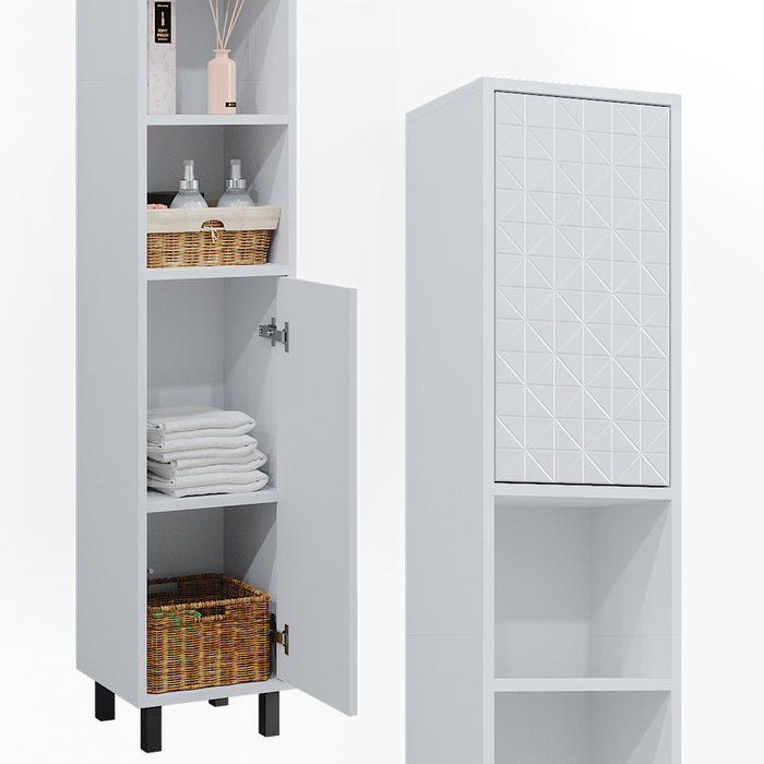 Vicco Mobile bagno alto Bianco 30 x 190.3 cm