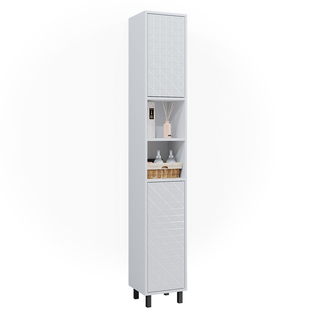 Vicco Mobile bagno alto Bianco 30 x 190.3 cm