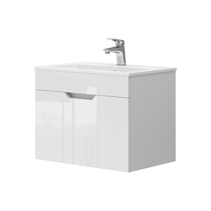 Vicco Set di mobili da bagno Bianco 2 parti, mobile base 60 cm