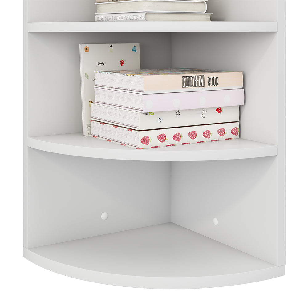 Vicco Libreria angolare da terra Bianco 30 x 60 cm 3 scomparti