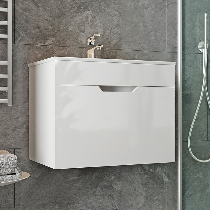 Vicco Set di mobili da bagno Bianco 2 parti, mobile base 60 cm
