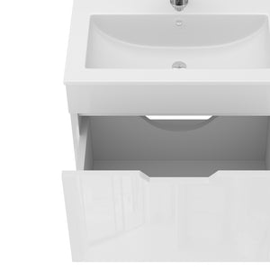 Vicco Set di mobili da bagno Bianco 2 parti, mobile base 60 cm
