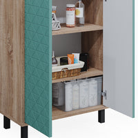 Vicco Mobiletto bagno Verde menta 56.2 x 83.2 cm