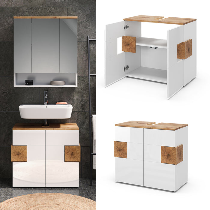 Vicco Mobile sottolavabo per bagno Bianco 73.1 x 64 cm