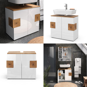 Vicco Mobile sottolavabo per bagno Bianco 73.1 x 64 cm