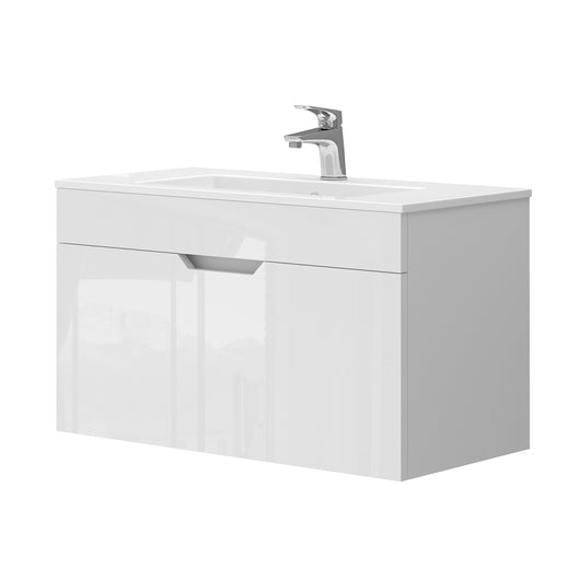 Vicco Set di mobili da bagno Bianco 2 parti, mobile base 80 cm
