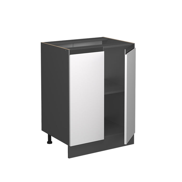 Vicco Mobiletto base cucina Bianco 60 cm PL Marmo