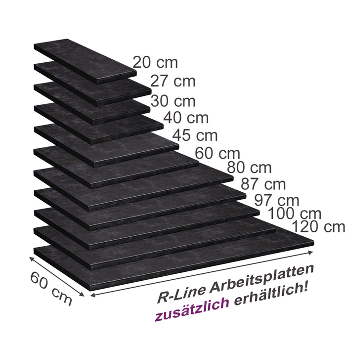 Vicco Top cucina Antracite 80 cm