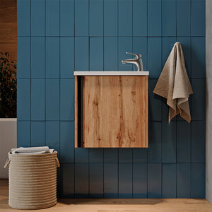 Vicco Set di mobili da bagno Quercia dorata 2 parti