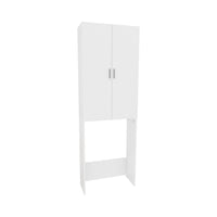 Vicco Mobile porta lavatrice Bianco 64 x 190 cm con 2 ante lunghe