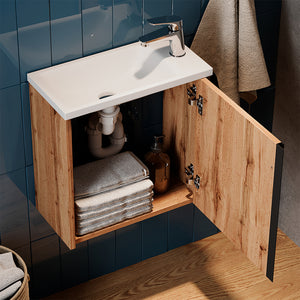 Vicco Set di mobili da bagno Quercia dorata 2 parti