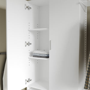 Vicco Mobile porta lavatrice Bianco 64 x 190 cm con 2 ante lunghe