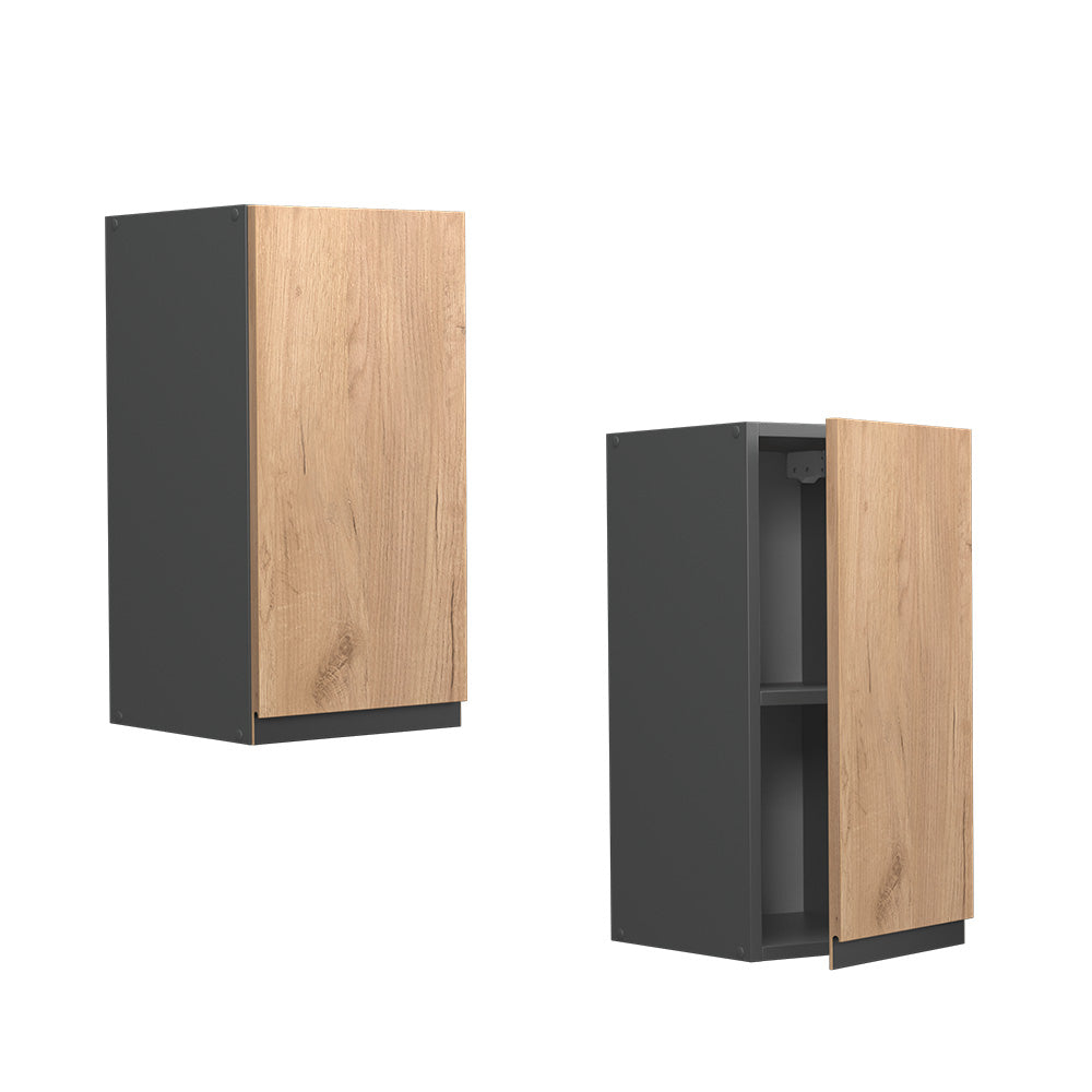 Vicco Pensile da cucina Quercia dorata 30 cm Forma a J