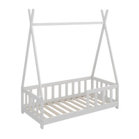 Vitalispa Lettino per bambini Bianco 70x140 cm con protezione anticaduta