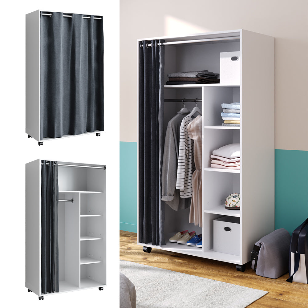 Vicco  Armadio  multifunzione  Bianco 100 x 168  cm