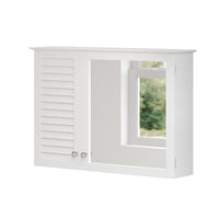 Vicco Specchio contenitore bagno Bianco 68 x 48 cm con 2 porte