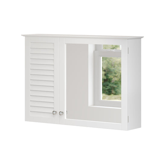 Vicco Specchio contenitore bagno Bianco 68 x 48 cm con 2 porte